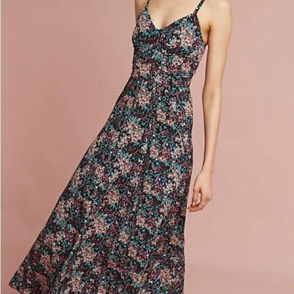 Anthropologie | Dresses | 0 Silk Kachel Maxi Dress | Poshmark
